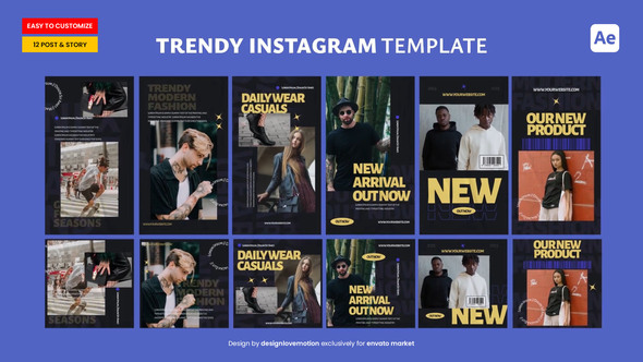 Trendy Instagram Template