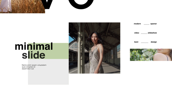 Typography Video Slideshow alt