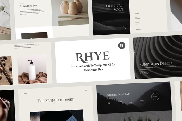 Rhye – Creative Portfolio Elementor Pro Template Kit
