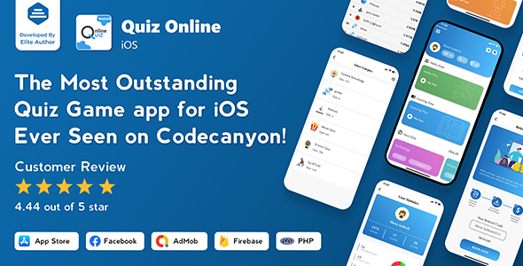 Quiz Online - Full IOS Quiz App + Admin panel