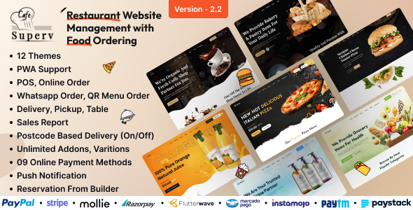 Superv - Restaurant Website Management (Food Ordering)