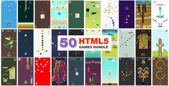 50 GAMES BUNDLE / HTML 5 / CONSTRUCT 3