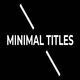 Minimal Titles 3.0 | MOGRT - VideoHive Item for Sale