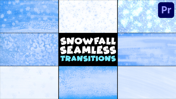 Snowfall Seamless Transitions | Premiere Pro MOGRT
