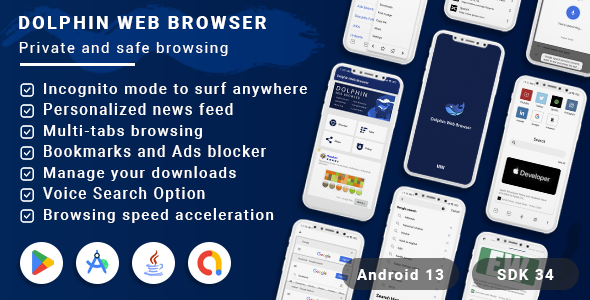 Dolphin Web Browser - Private Browser(Android 13 + SDK 34)