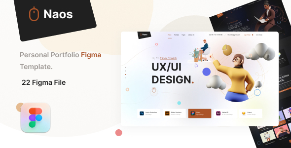 Naos - Personal Portfolio Figma Template