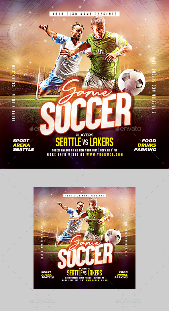 Soccer Game Flyer