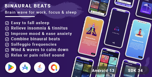 Binaural Beats – Sleep Sound(Android 13 + SDK34)