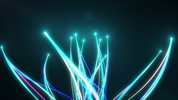 Blue Abstract Exploding Particle Logo Reveal