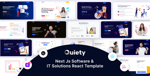 Quiety – Nextjs Software & IT Solutions Template