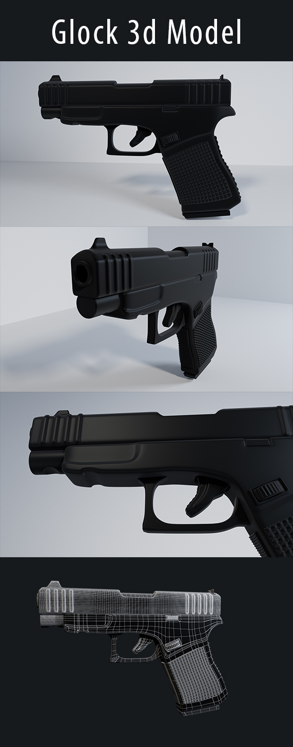 Glock 3d Model