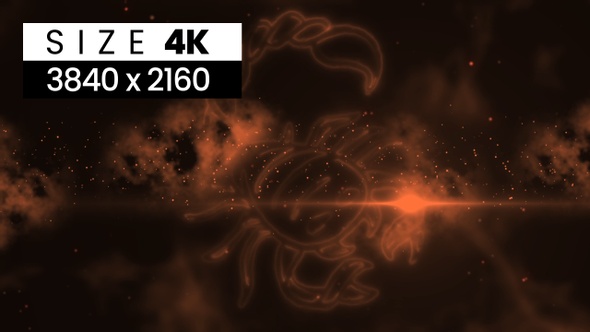Scorpio Zodiac Space 4K / Videohive