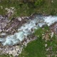 Aerial View of Natural Winding River in Green grass field - VideoHive Item for Sale