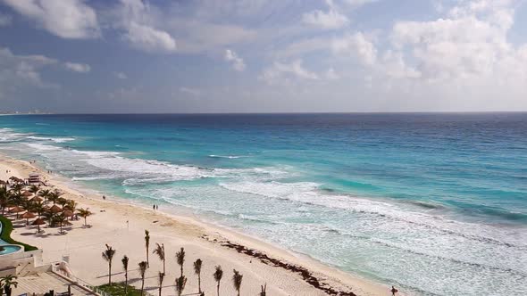 Aerial View on Caribbean Sea