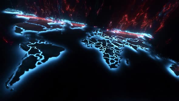 Abstract Earth Map Hd
