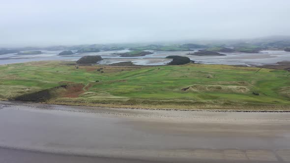 Aerial View of Murvagh in County Donegal Ireland