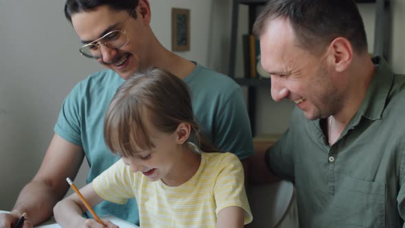 Parents Helping With Homework