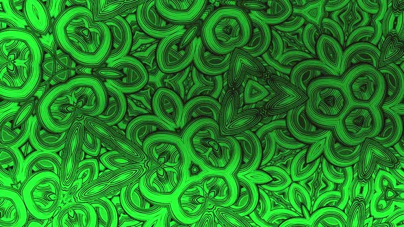Green pattern art backgroud