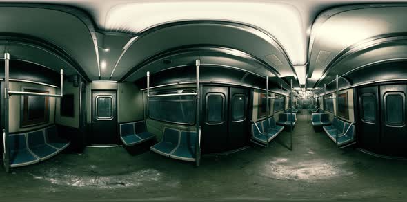 VR360 Old Underground Subway Metro Wagon alt