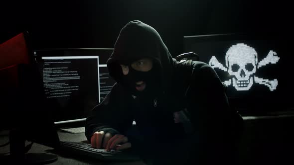 Internet Piracy Hacker Stealing Data