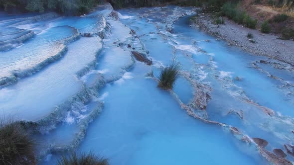 Natural thermal waterfalls of Saturnia