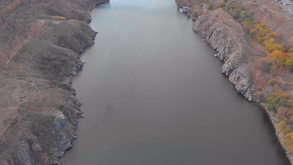 Rocks River And Bridge