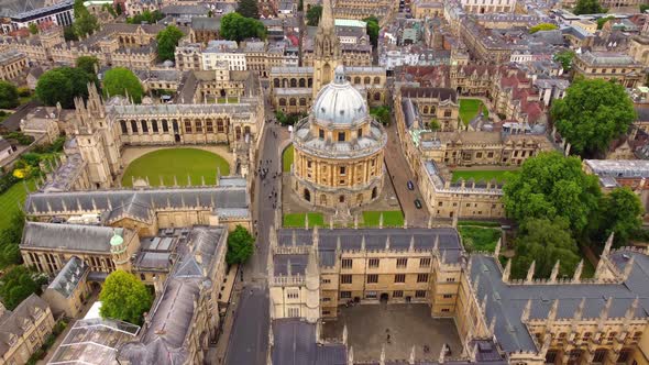 Amazing University of Oxford  the Ancient Buildings From Above