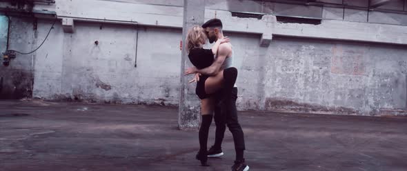 Dancers in a Parking Lot