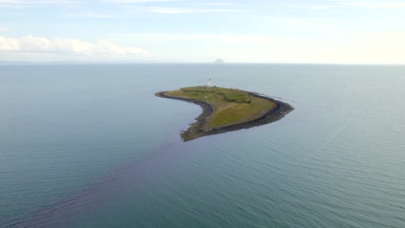 The Isle of Pladda on the South Coast of Arran in Scotland