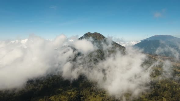 Mountain Landscape Jawa Island, Indonesia