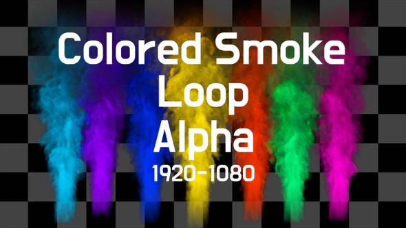 Colored Smoke Loop Alpha alt