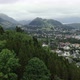Christian Michelsens children home in Os, Bjørnafjorden, Norway, flyby towards Osøyro town center - VideoHive Item for Sale
