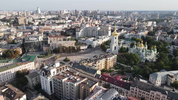 Kyiv  Aerial View of the Capital of Ukraine