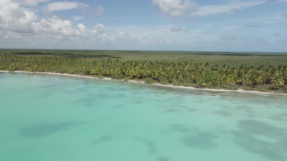 Beautiful View From The Height Of The Sea And The Jungle