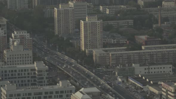 View of the City From a Height. Landscape. Beijing. China. Asia