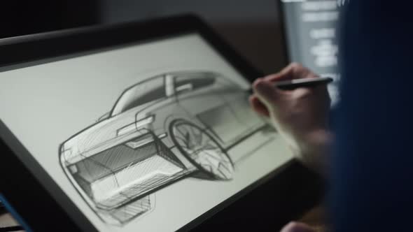 An Industrial Designer Develops a New Car Concept