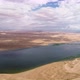 Panoramic View From Above to the Saline lake Durgen Nuur - VideoHive Item for Sale