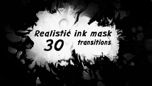30 Ink Transitions on the Alpha Channel