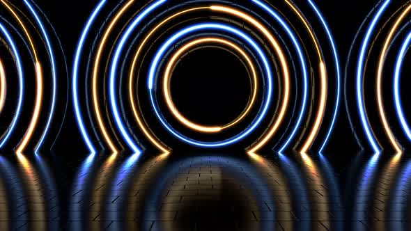 Neon Stage Background Loop alt