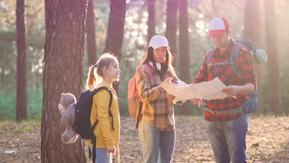 Family on Hike