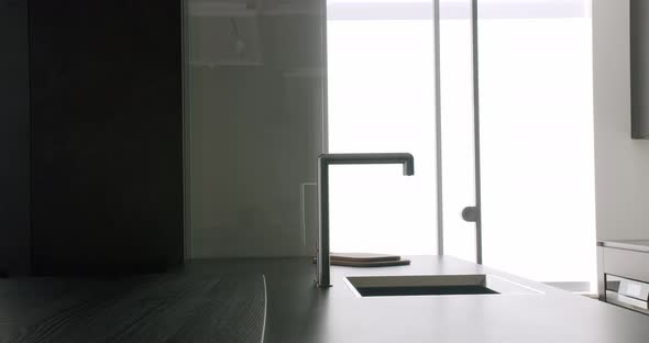 Minimalist Furniture with Transparent Door