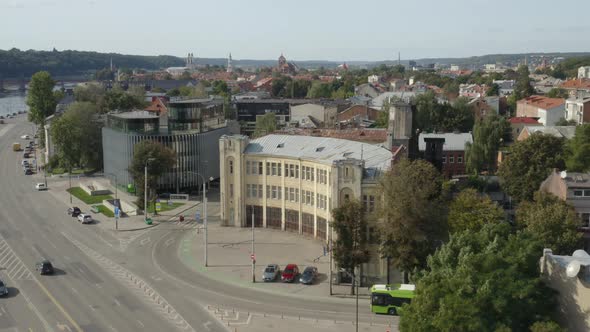 Old Imperial Fire Station at Kaunas City Lithuania