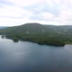Mountain lake Turgoyak at sunset aerial view - VideoHive Item for Sale
