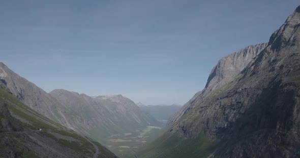 trollstigen pass lake water norway nature timelapse