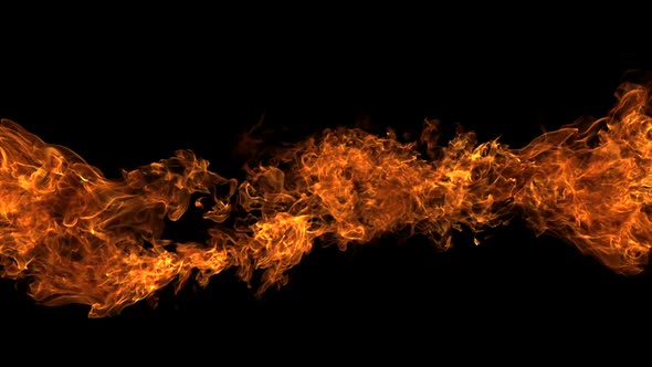 Fire ball explosion, Slow Motion alt