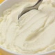 Cream cheese with spoon, extreme close up - VideoHive Item for Sale