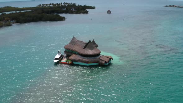 Casa En El Agua, House on Water in San Bernardo Islands, on Colombia's Caribbean Coast