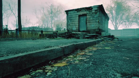 Pripyat Cityview of Exclusion Zone Near the Chernobyl Nuclear Power Plant