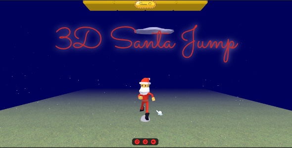 3D Santa Jump - Cross Platform Casual Game