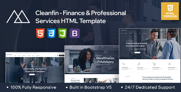 Cleanfin – Finance Consulting HTML Template